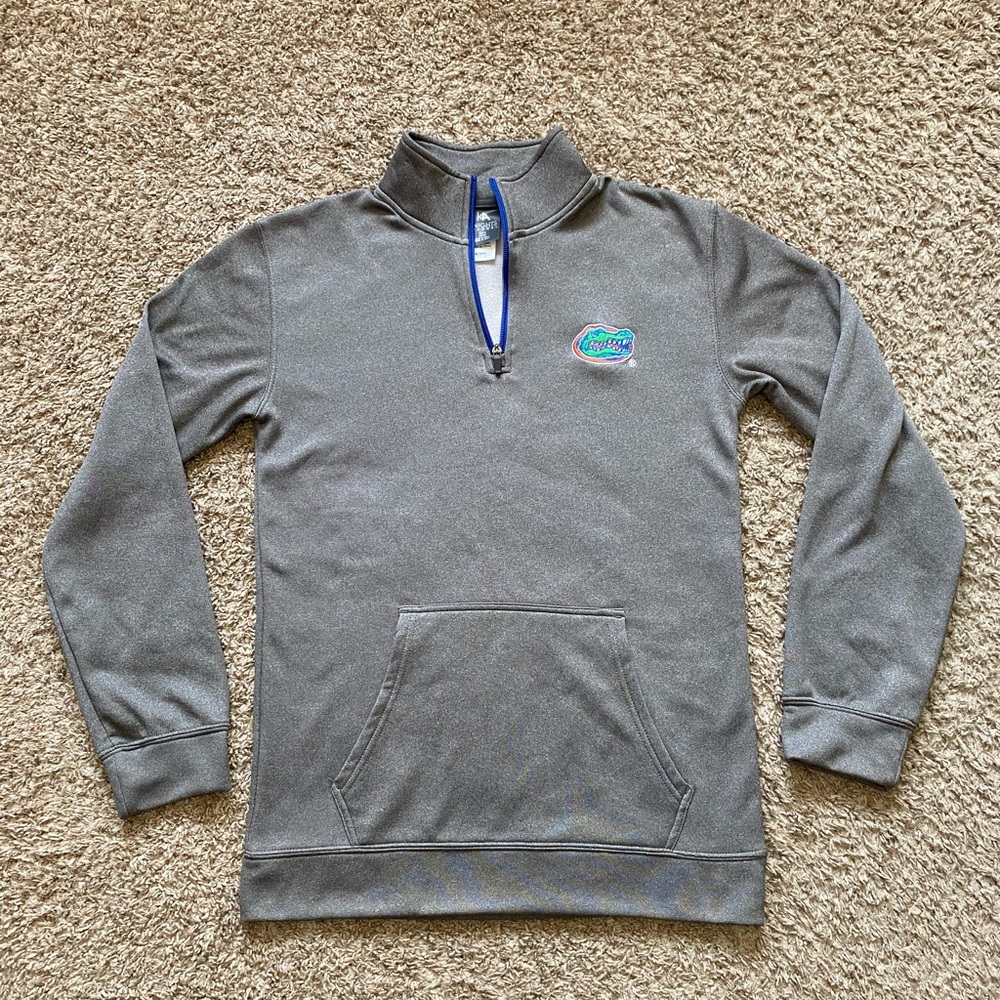 Knights Apparel Florida Gators 1/4 Zip Pullover‎ Mock Neck Long Sleeve Men SMALL
